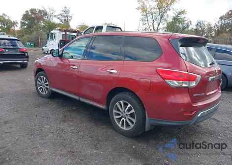 2014 Nissan Pathfinder S z USA, uszkodzony, nr VIN 5N1AR2MM2EC632471